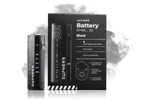 black superb V2 battery