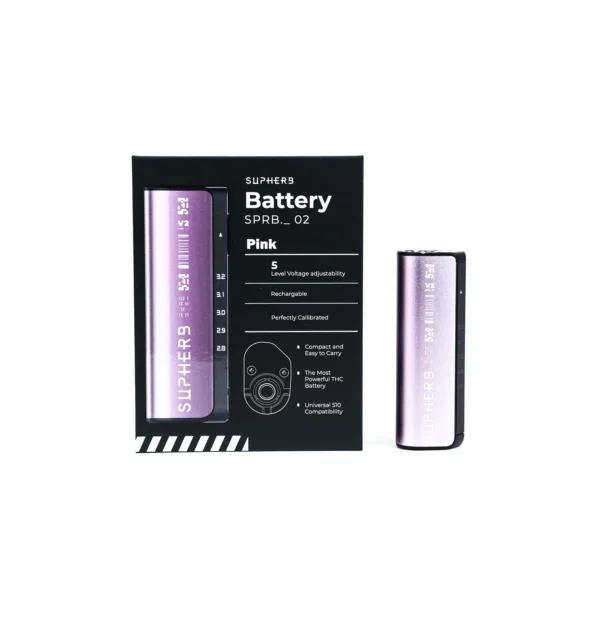 pink supherb v2 battery