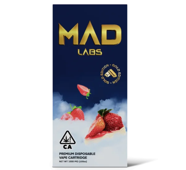 MADLABS 1G DISPOSABLE STRAWBERRY CHEESECAKE