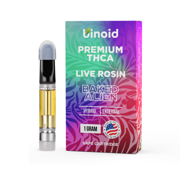 Buy THCA vape cartridge live rosin Baked-Alien