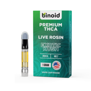 Buy THCA vape cartridge live rosin Exotic-Kush