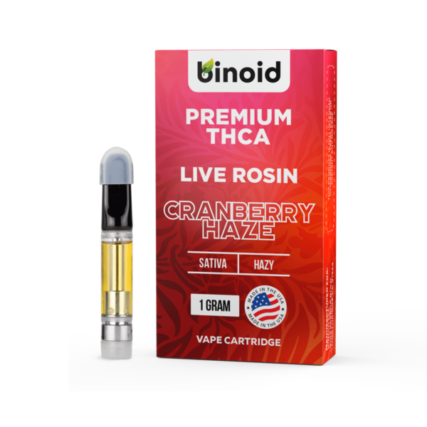 Buy THCA vape cartridge live rosin Granberry-Haze-Sativa