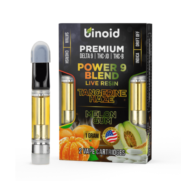 Order Power 9 Live Resin vape tangerine-melon